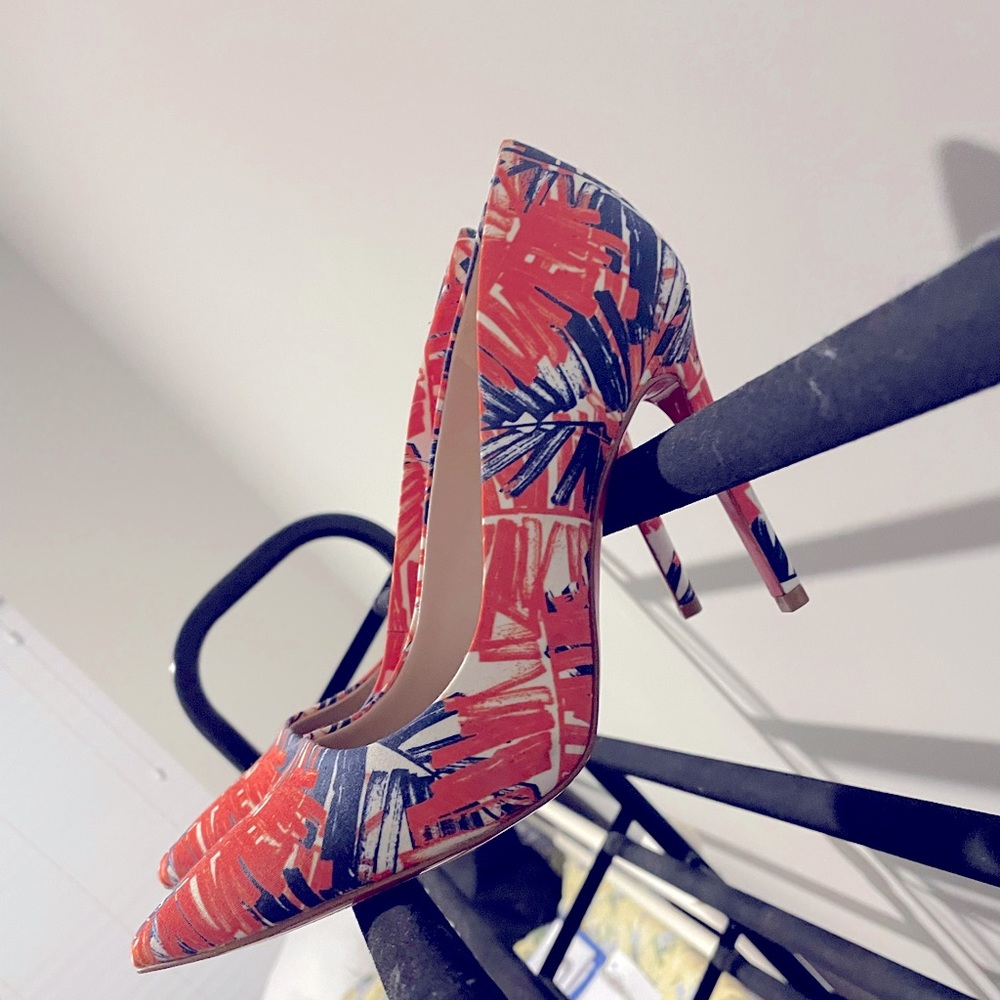 Orange &Blue classic heels.